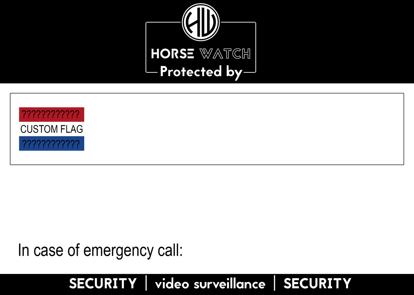 Horse Watch Magnetic Stable Board | OTHER COUNTRIES